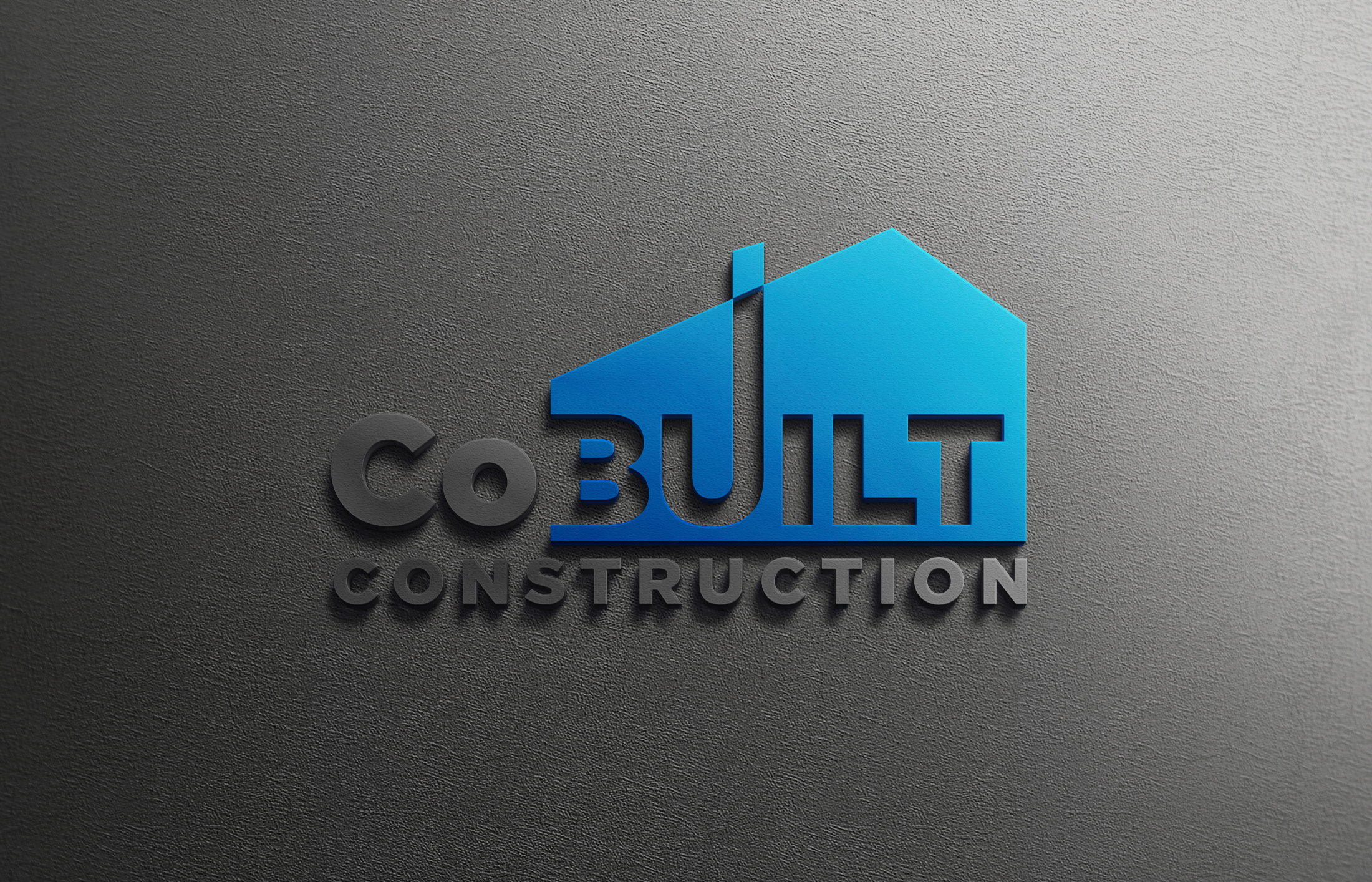 Logo Design by VisionCraft™ for CoBUILT CONSTRUCTION | Design #35039665