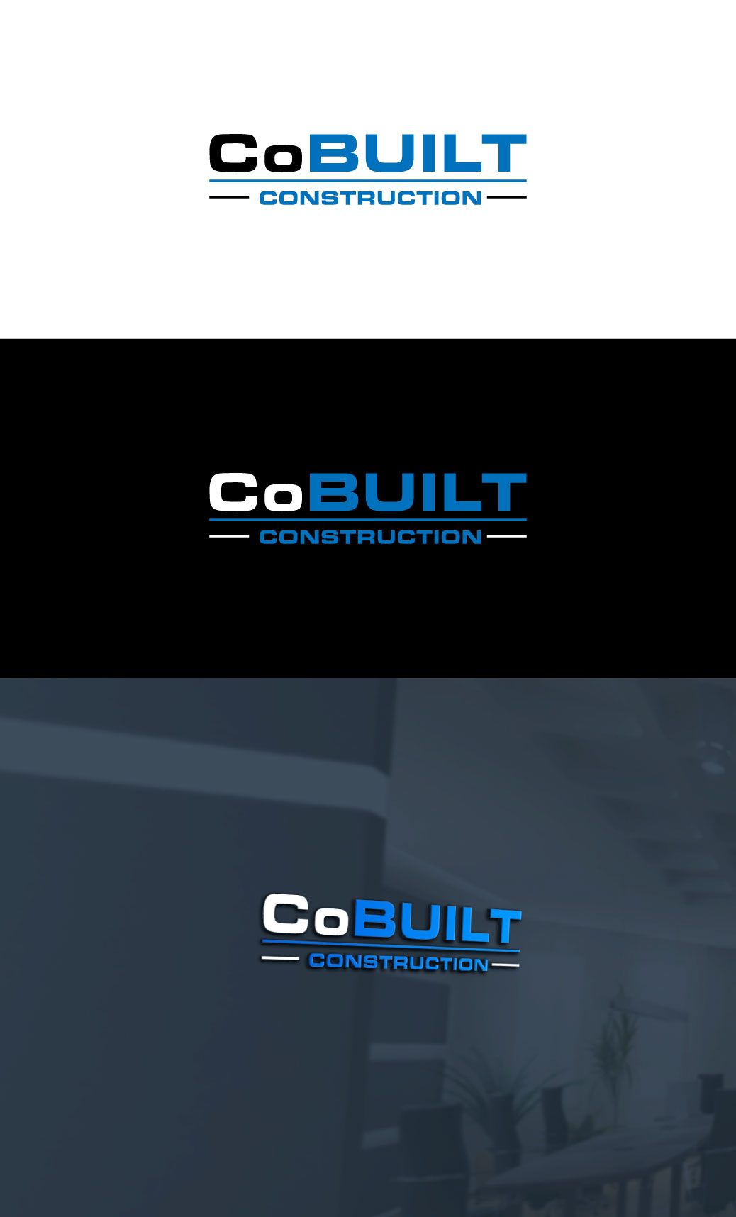 Logo Design by flora.c design for CoBUILT CONSTRUCTION | Design #35044397