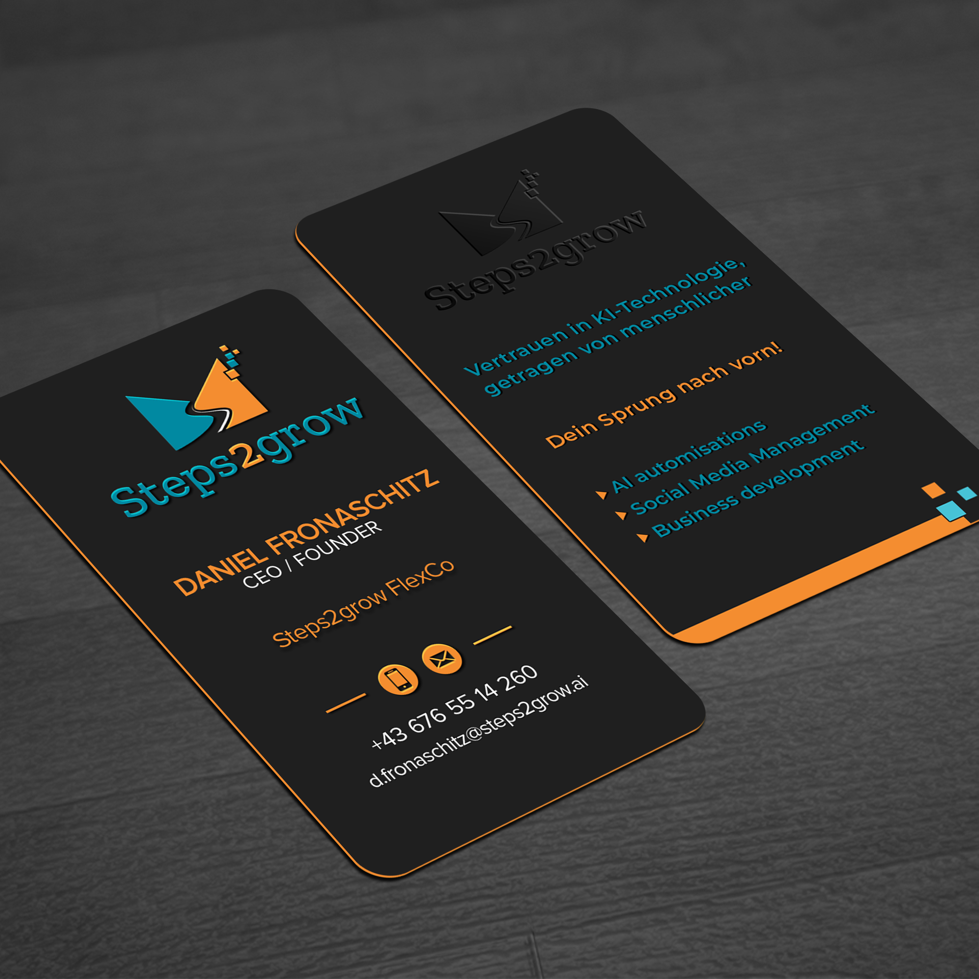 Diseño de Tarjeta de Presentación por WellDesign para Steps2grow FlexCo | Diseño #35049917