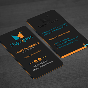 Business Card Design by WellDesign for Steps2grow FlexCo | Design: #35049917