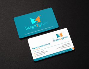 Design de Carte de Visite par Sun Moon Graphic Designer pour Steps2grow FlexCo | Design : #35041324