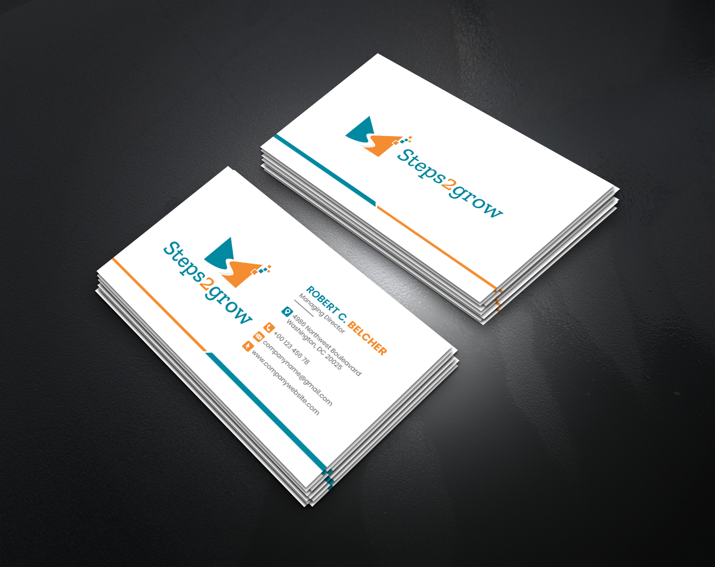 Business Card Design by artbitin for Steps2grow FlexCo | Design #35047014