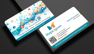 Business Card Design by designer1975 for Steps2grow FlexCo | Design: #35038287