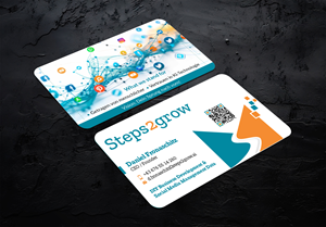 Business Card Design by designer1975 for Steps2grow FlexCo | Design: #35038856