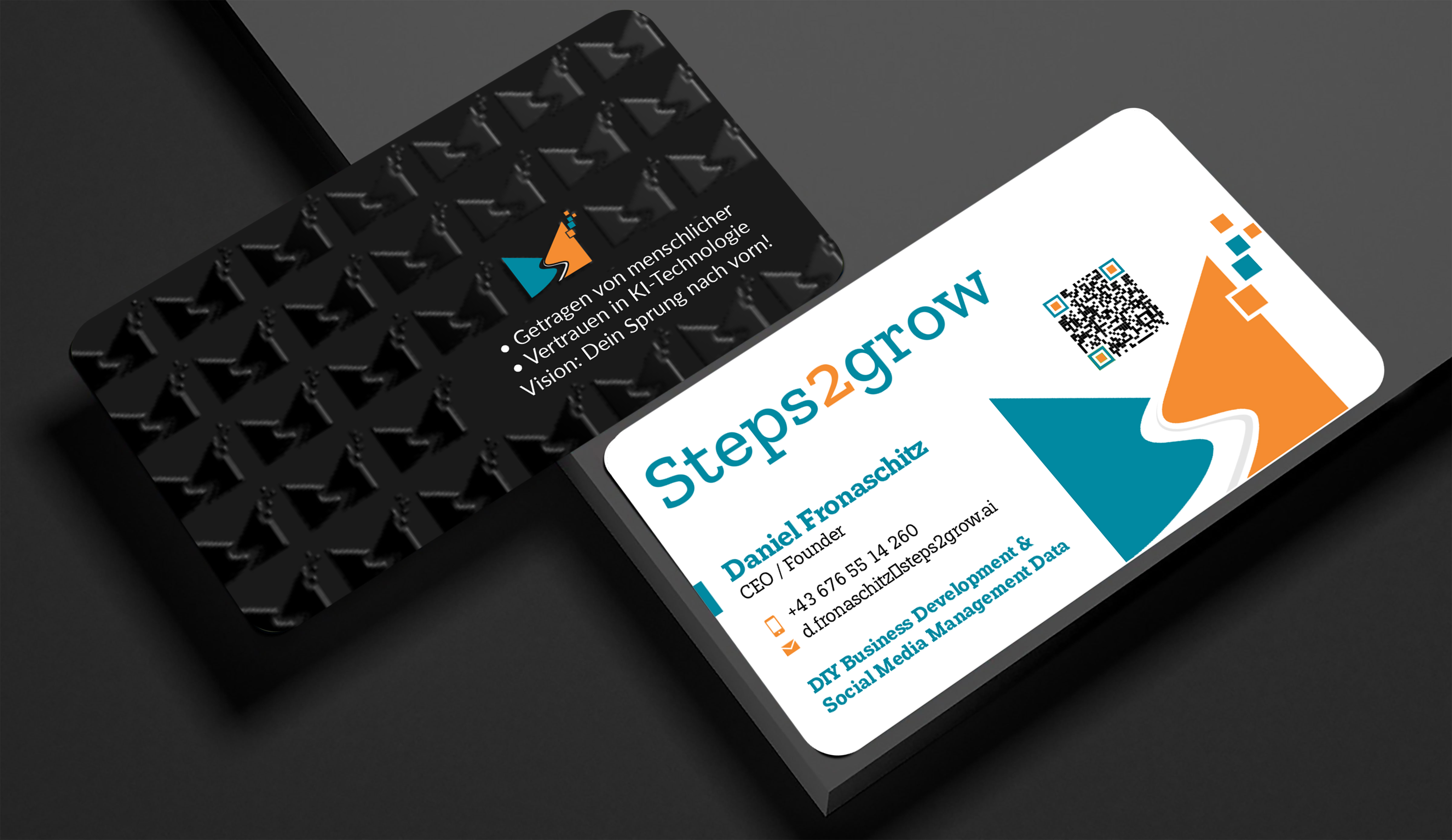 Business Card Design by freelancer75 for Steps2grow FlexCo | Design #35039002