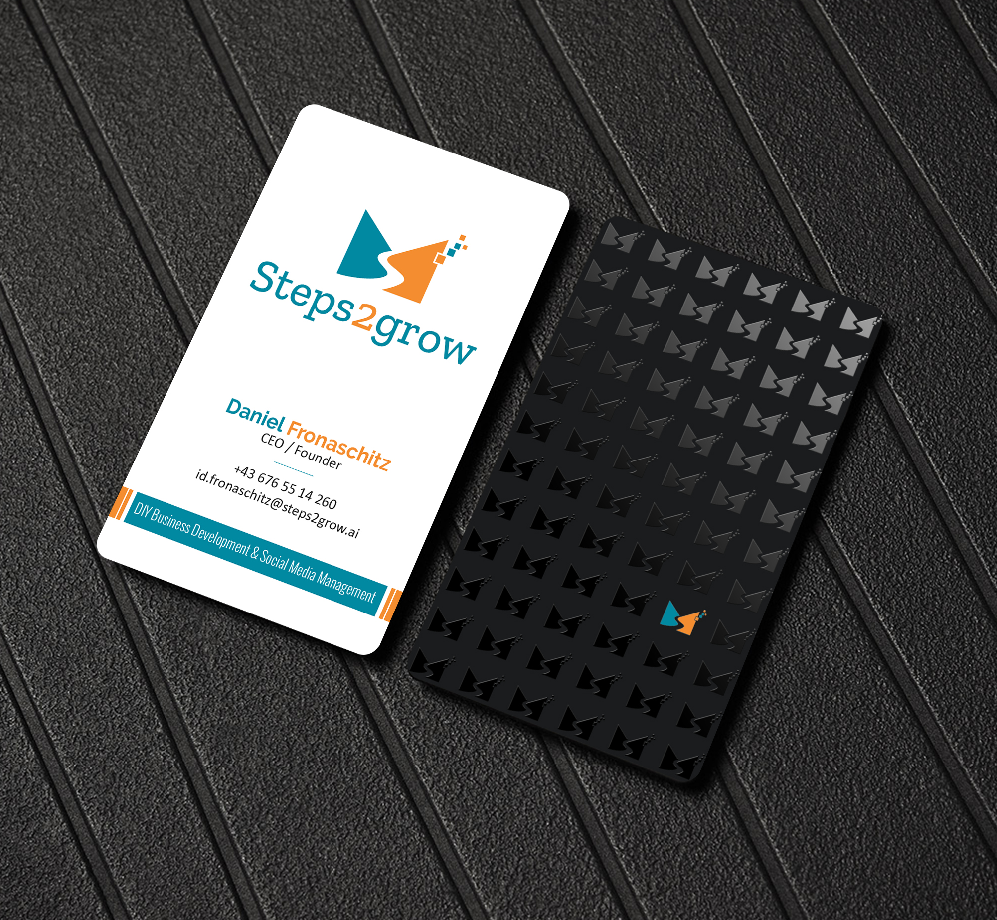 Visitenkarten-Design von Creations Box 2015 für Steps2grow FlexCo | Design #35043286