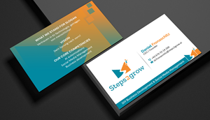 Business Card Design by Creations Box 2015 for Steps2grow FlexCo | Design: #35043304