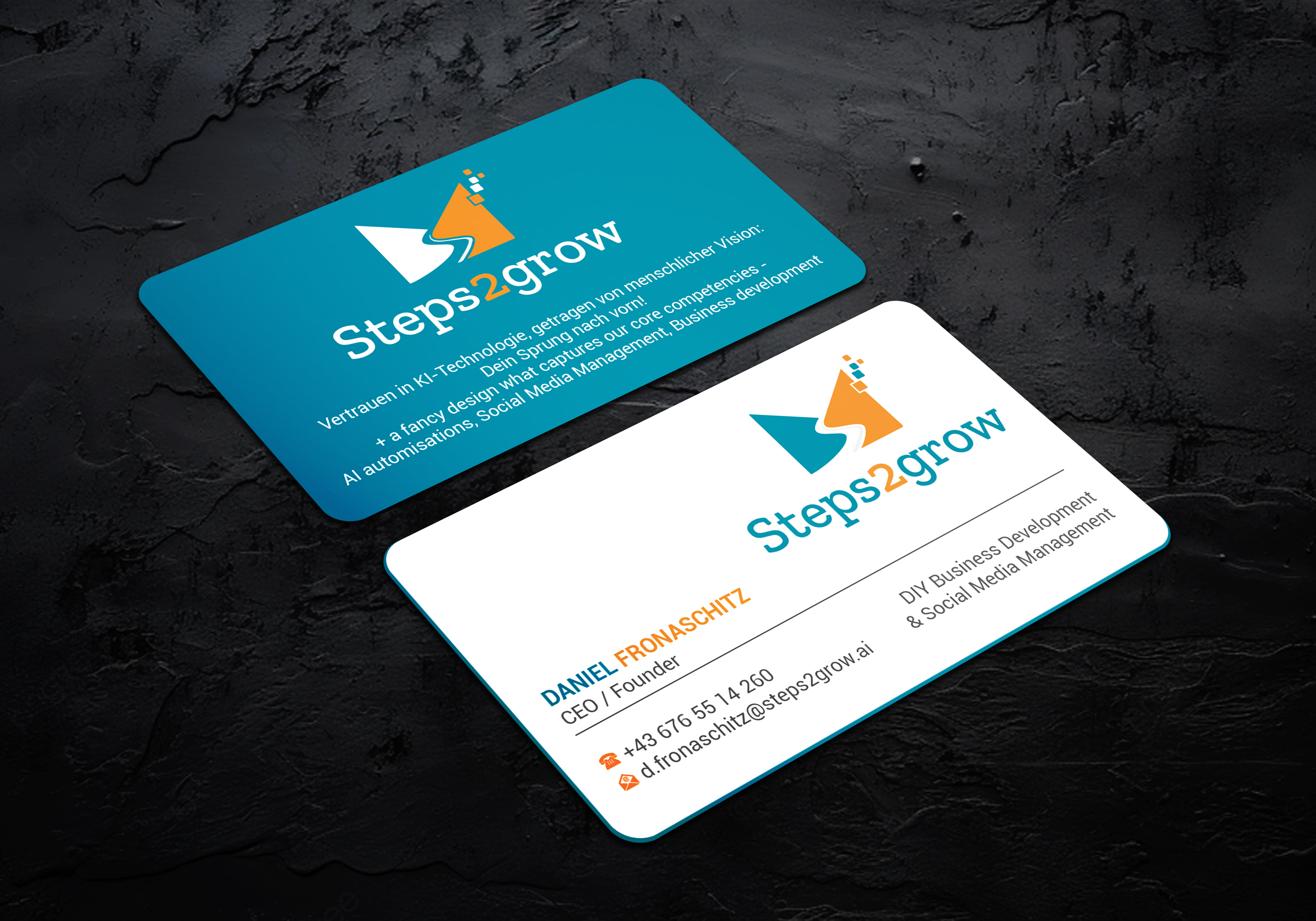 Business Card Design by LAXMI DESIGNHUB for Steps2grow FlexCo | Design #35037887