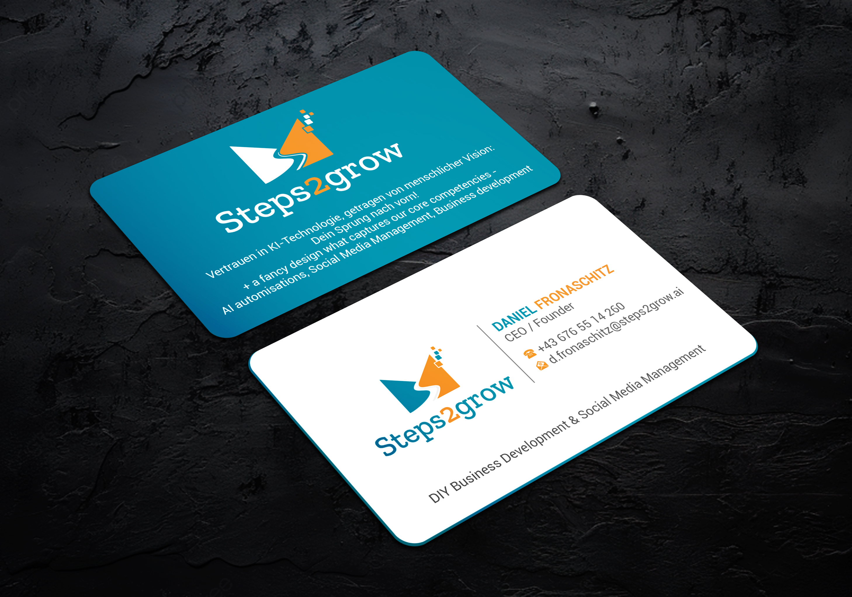 Business Card Design by LAXMI DESIGNHUB for Steps2grow FlexCo | Design #35037888