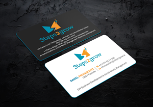 Design de Carte de Visite par LAXMI DESIGNHUB pour Steps2grow FlexCo | Design : #35037889