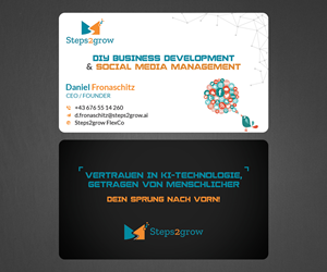 Business Card Design by rainbowmagic2017 for Steps2grow FlexCo | Design: #35042949