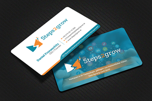 Business Card Design by Uttom 2 for Steps2grow FlexCo | Design: #35043237