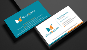 Business Card Design by DesignShout for Steps2grow FlexCo | Design: #35047316