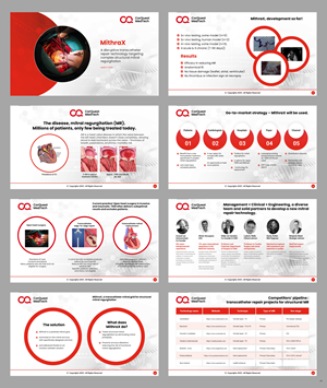 Diseño de PowerPoint por pb para CorQuest MedTech srl | Diseño: #35061061