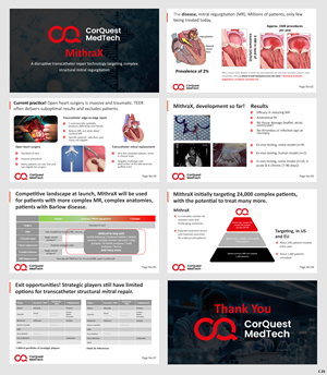 Diseño de PowerPoint por pb para CorQuest MedTech srl | Diseño: #35061062