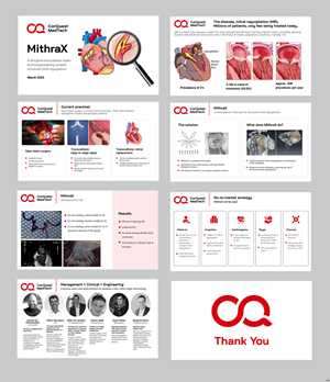 Diseño de PowerPoint por pb para CorQuest MedTech srl | Diseño: #35061066