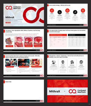Diseño de PowerPoint por pb para CorQuest MedTech srl | Diseño: #35061067