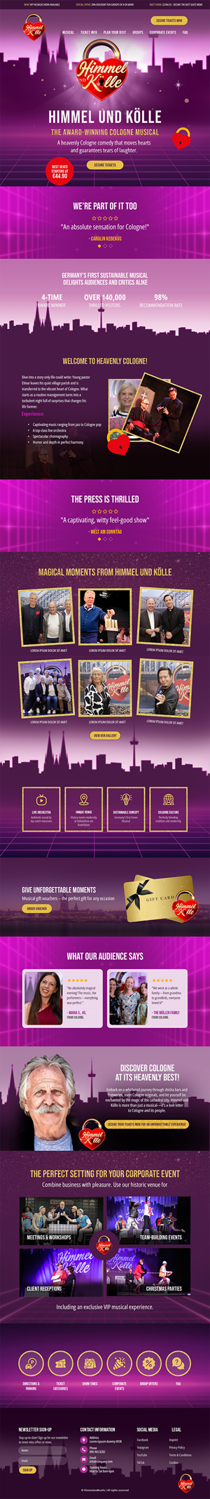 Web-Design von MAHABA für apiro Entertainment GmbH&Co.KG  | Design: #35044398