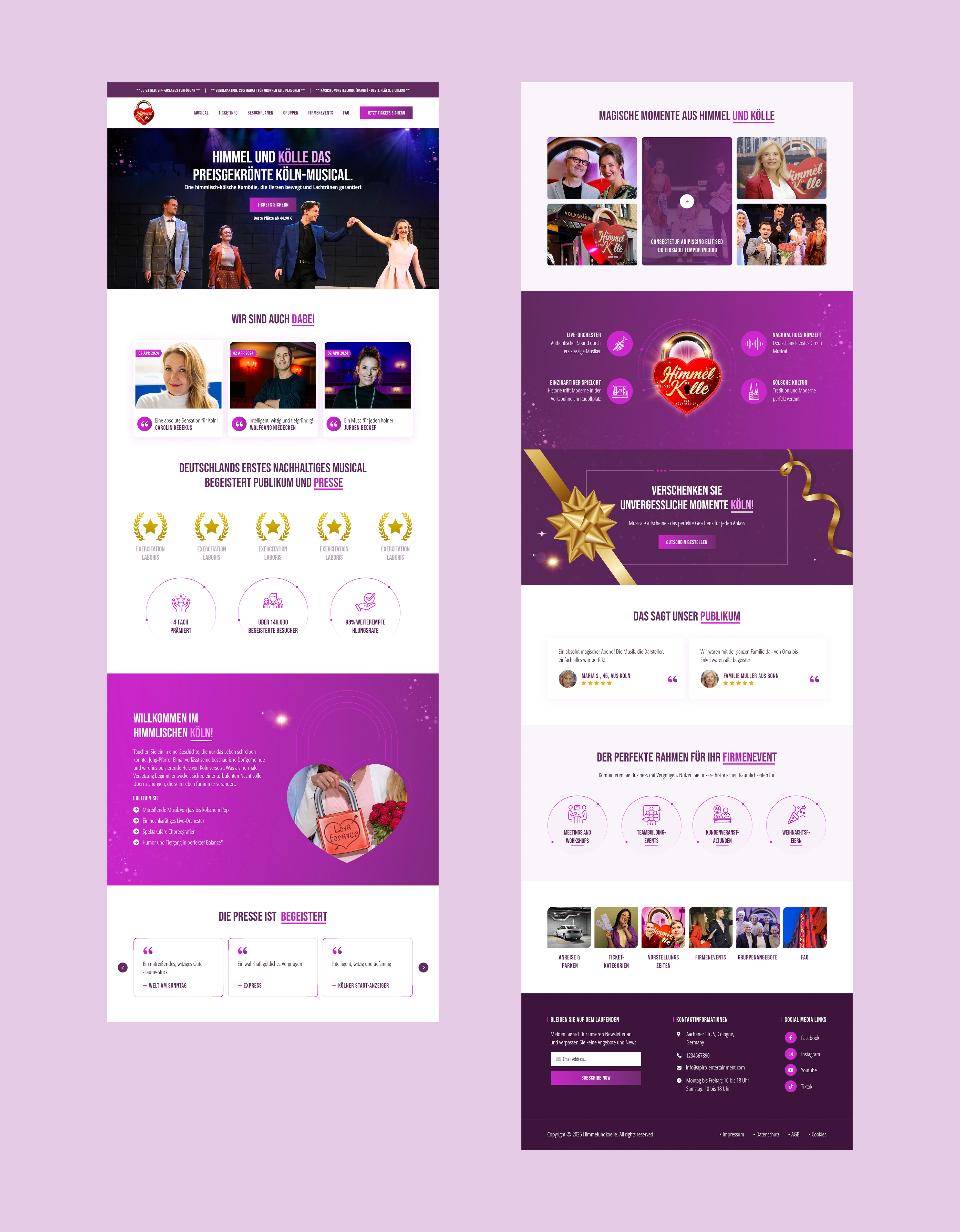 Web Design by sai.designer87 for apiro Entertainment GmbH&Co.KG  | Design #35048315
