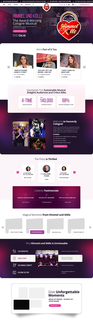 Web-Design von SAC-D für apiro Entertainment GmbH&Co.KG  | Design: #35048935