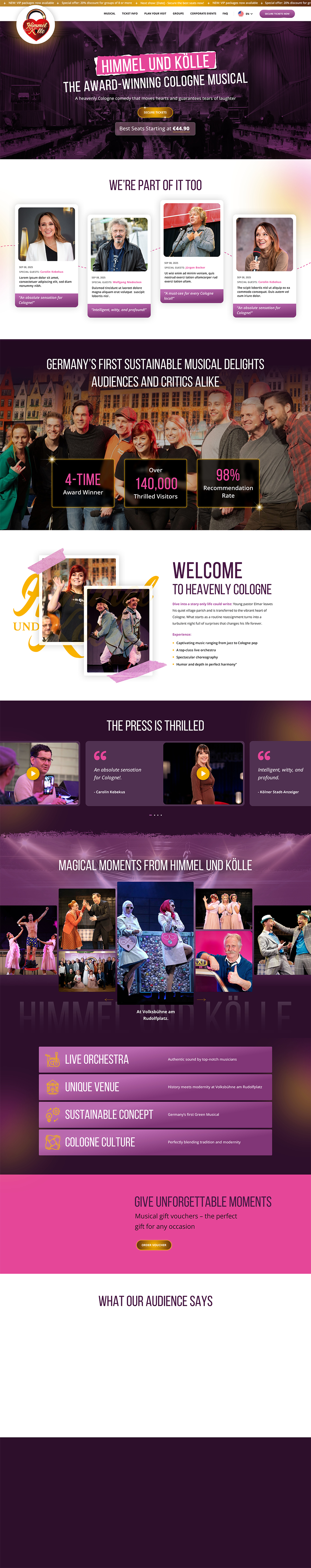 Web Design by SAC-D for apiro Entertainment GmbH&Co.KG  | Design #35048937