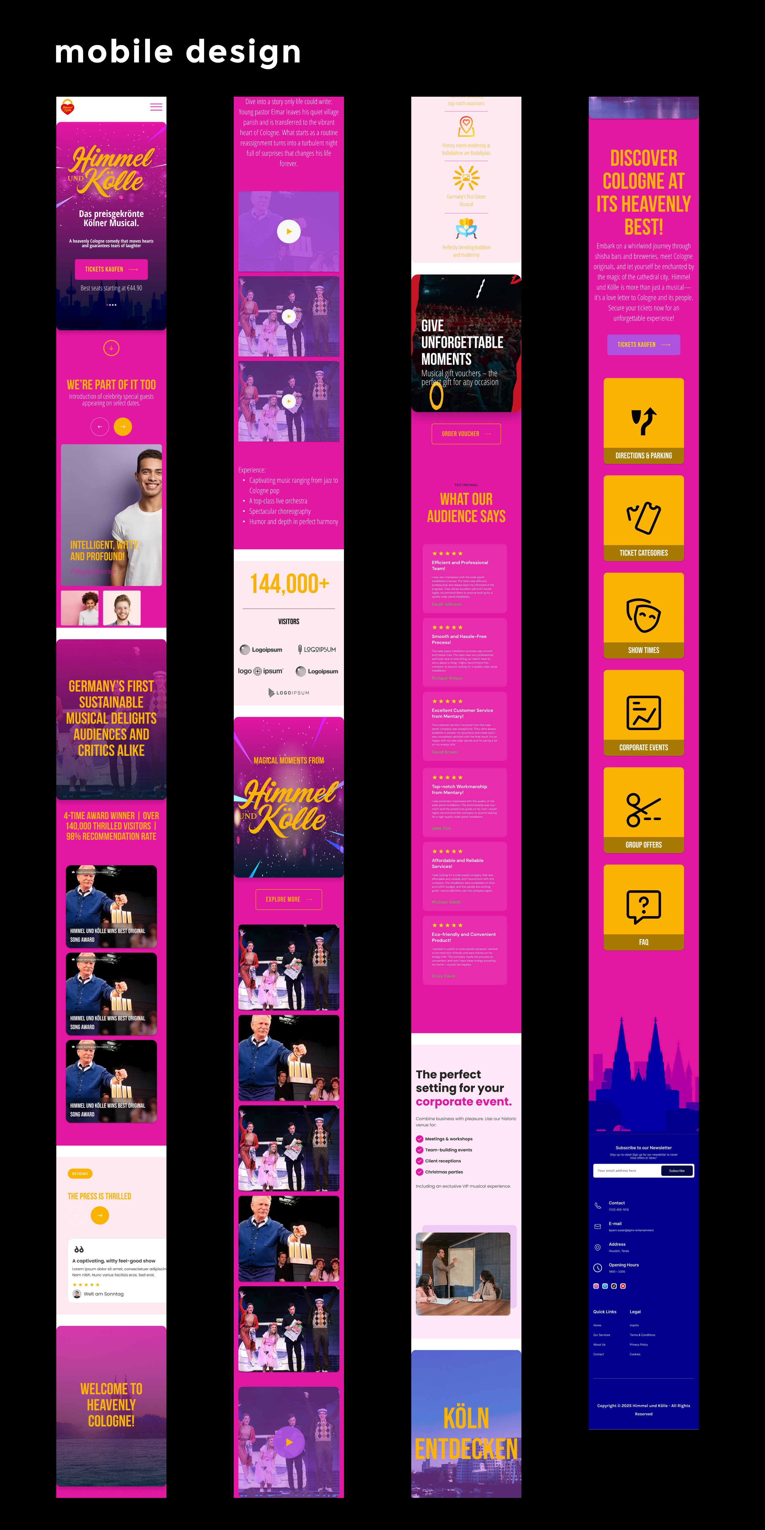 Web Design by Andre Swaby Creative Studio for apiro Entertainment GmbH&Co.KG  | Design #35070989