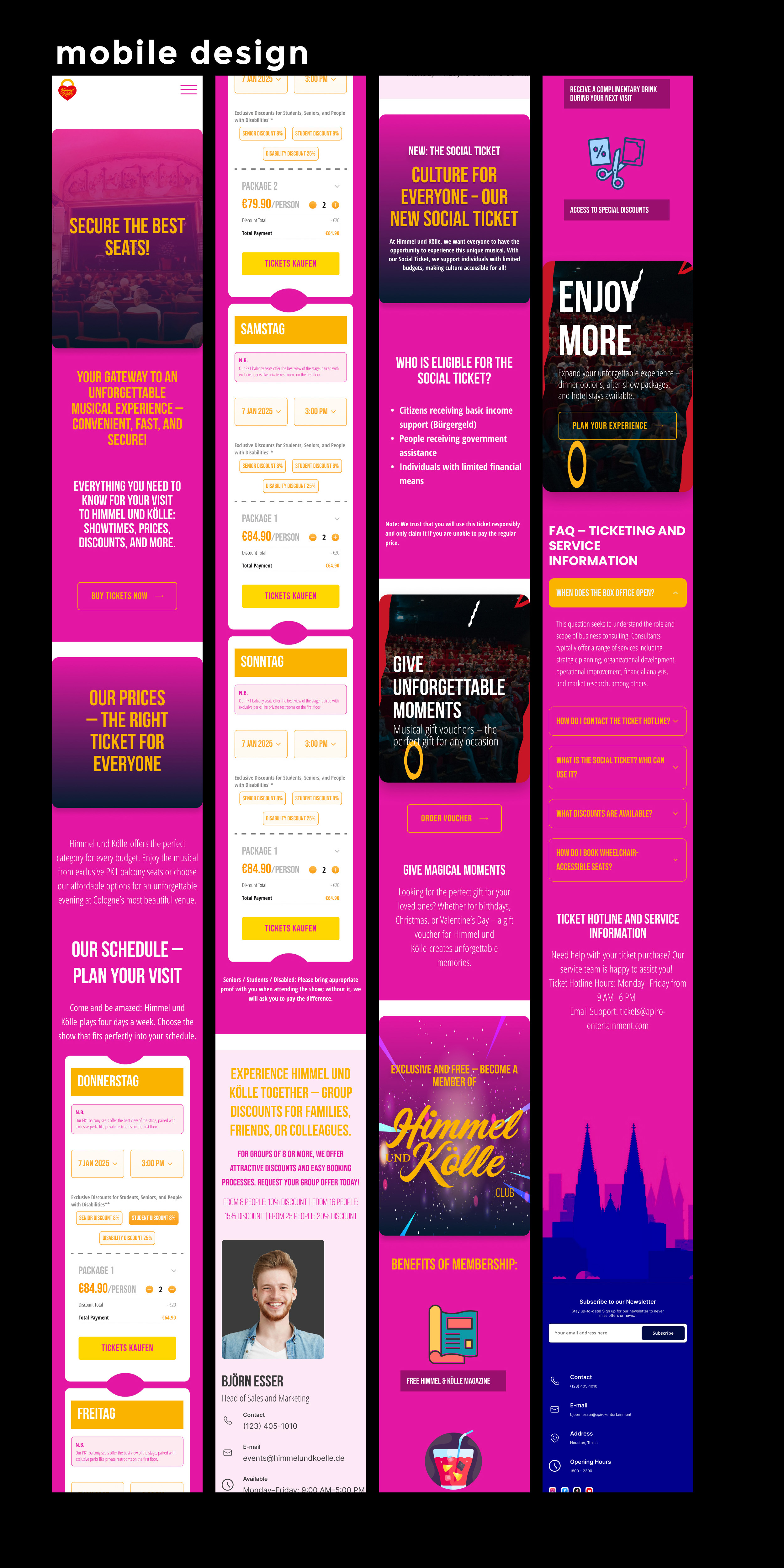 Web Design by Andre Swaby Creative Studio for apiro Entertainment GmbH&Co.KG  | Design #35079983