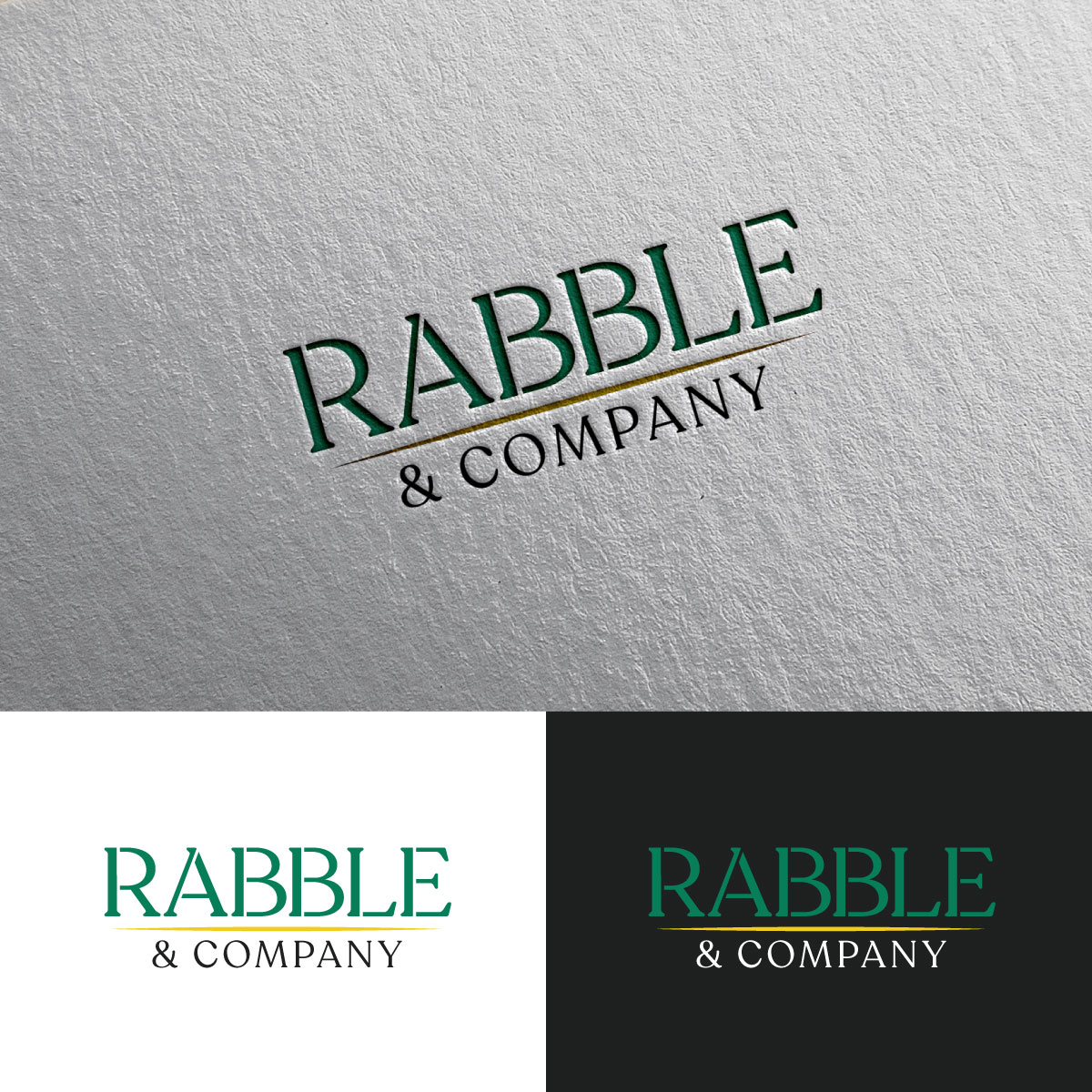 Logo Design by Alex Henry for Rabble & Company  | Design #35041405