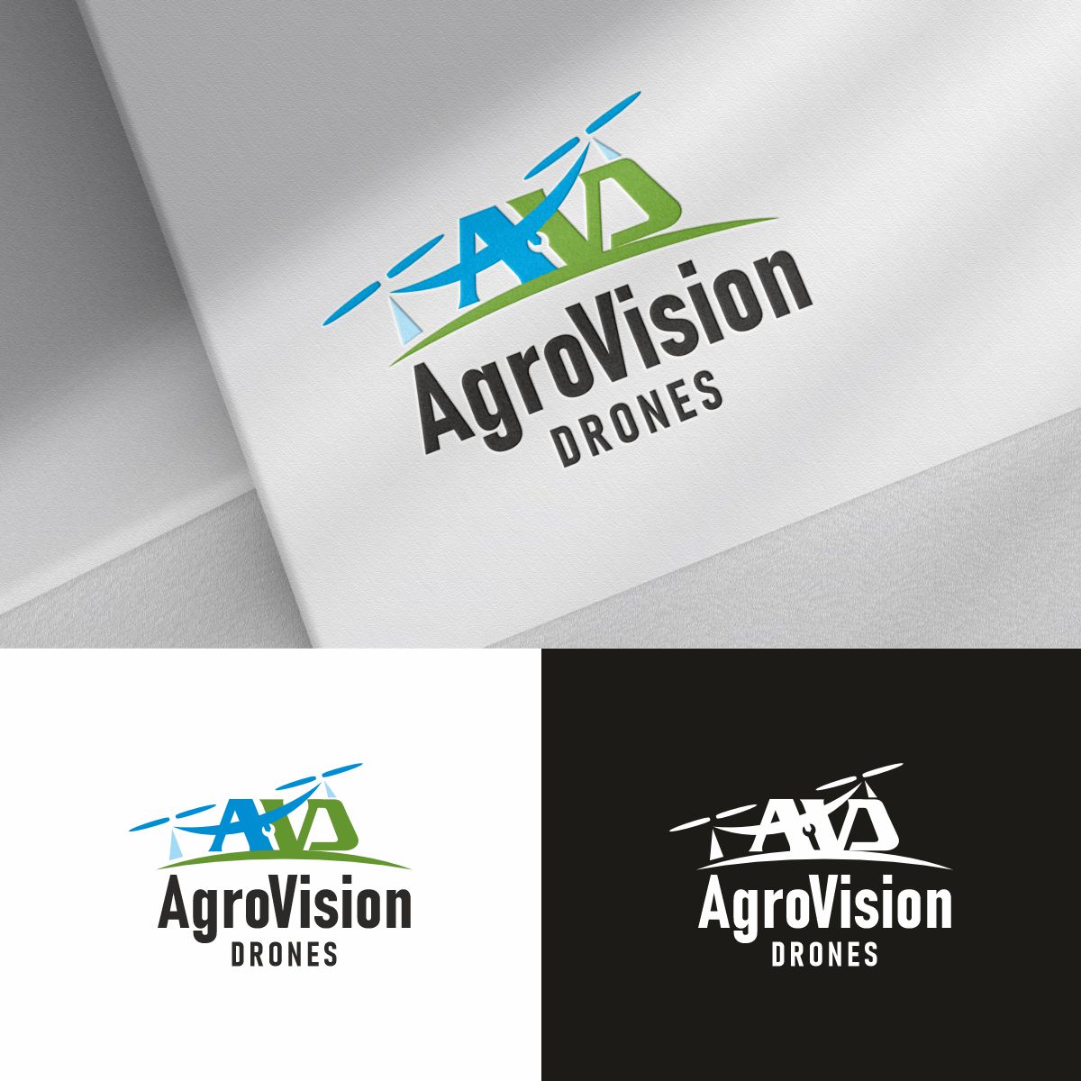 Logo Design by Fortmindz for AgroVision Drones | Design #35042563