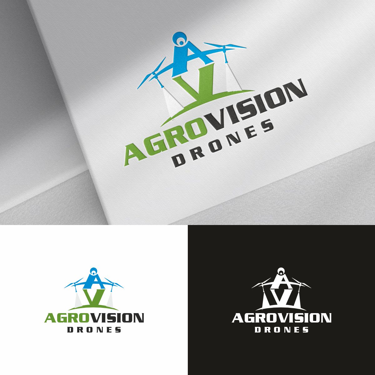 Logo Design by Fortmindz for AgroVision Drones | Design #35042565