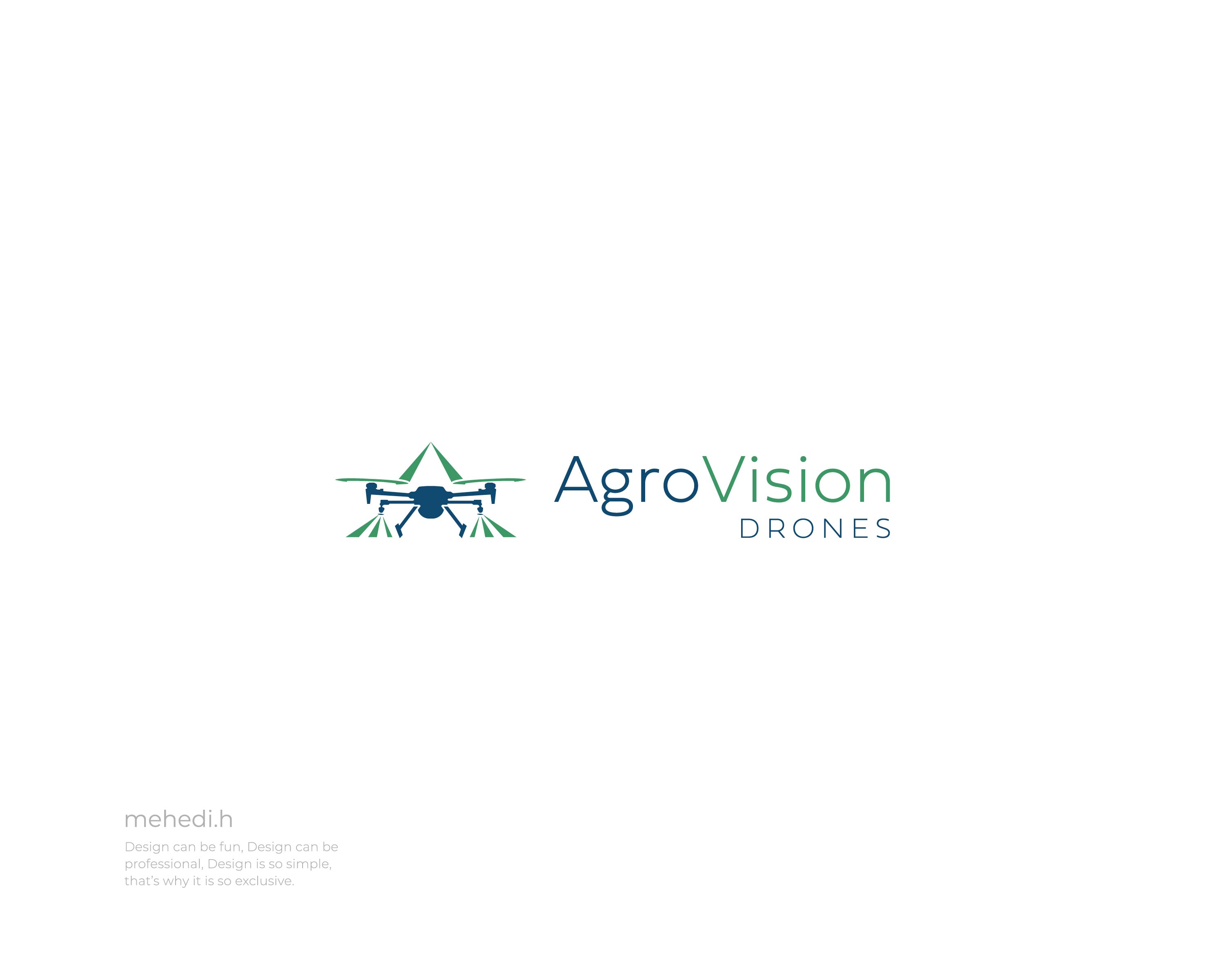 Diseño de Logo por mehedi.h para AgroVision Drones | Diseño #35041591