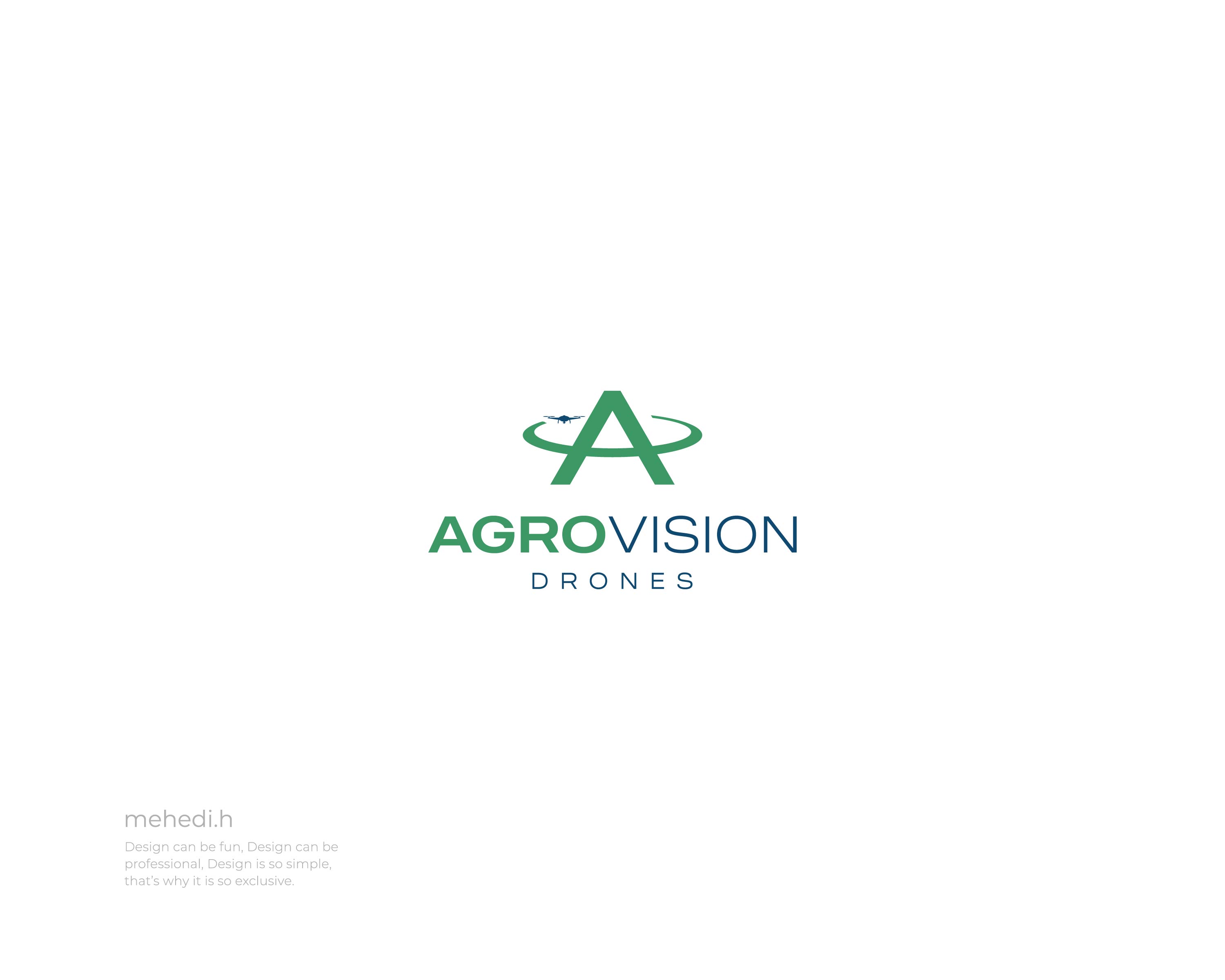 Diseño de Logo por mehedi.h para AgroVision Drones | Diseño #35041595