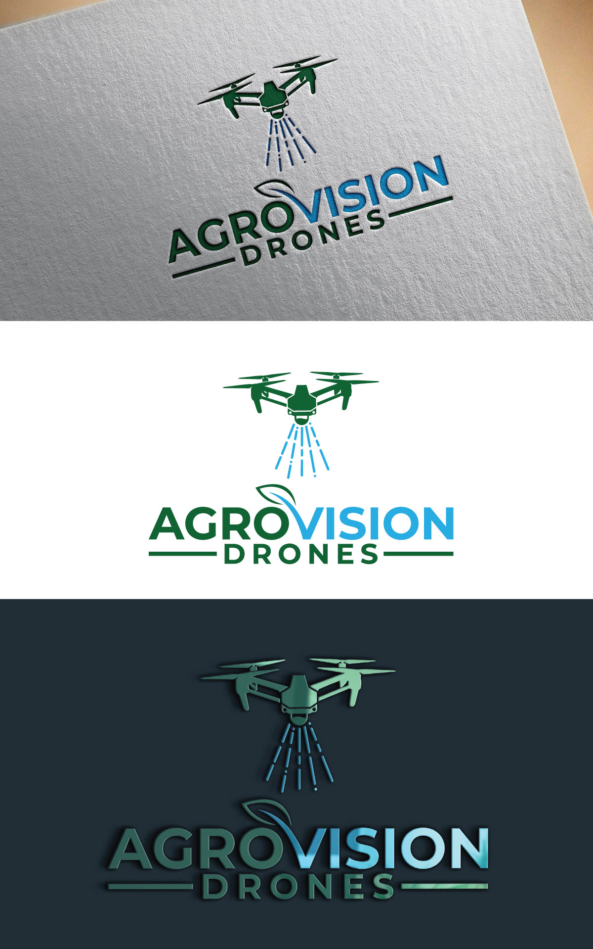 Diseño de Logo por Impressive logo para AgroVision Drones | Diseño #35050346