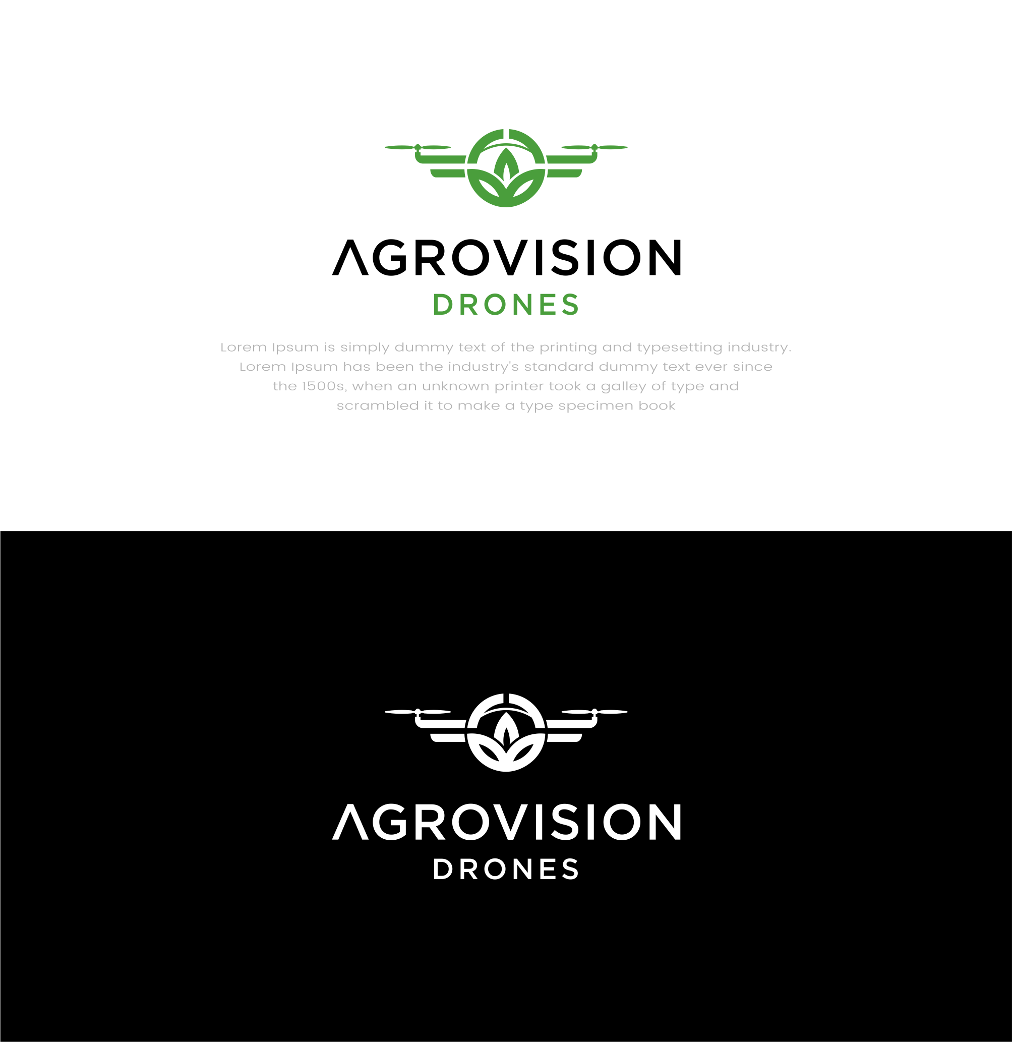Logo Design by Barokahe guse for AgroVision Drones | Design #35051795