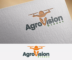 Diseño de Logo por S5 para AgroVision Drones | Diseño: #35045931