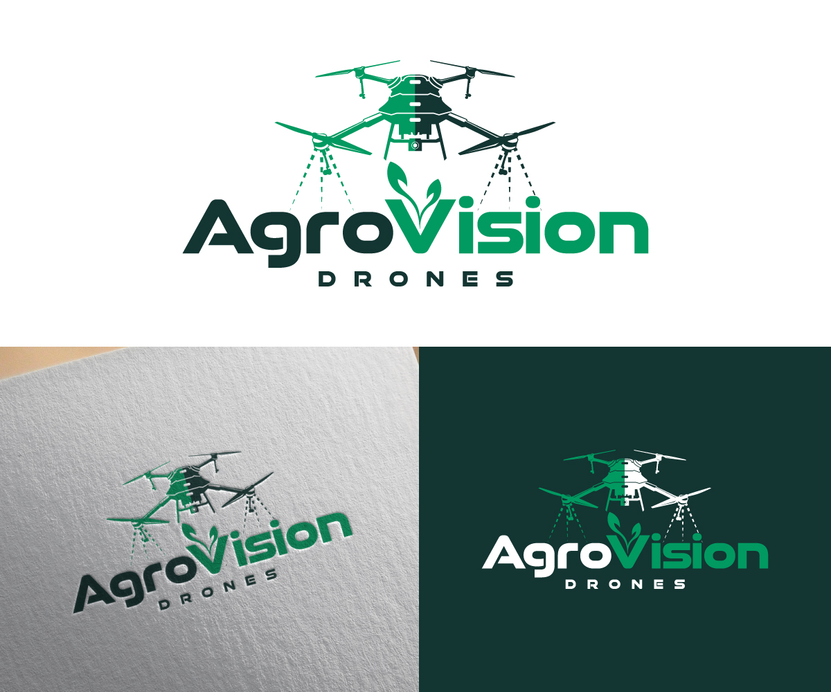 Diseño de Logo por Ansh Design para AgroVision Drones | Diseño #35043053