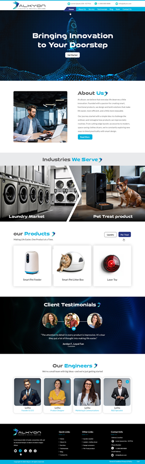 Web Design by pb for this project | Design: #35049913