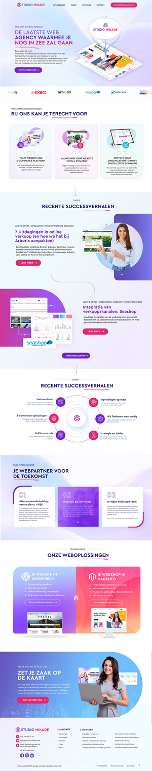 Web Design by Blue Sparrow for this project | Design: #35055314