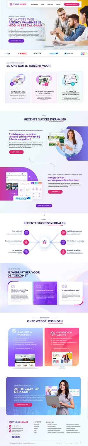 Web Design by Blue Sparrow for this project | Design: #35055315