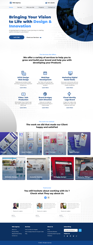 Web Design by khizar_911 for this project | Design: #35060775