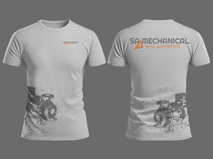 T-shirt Design by Johncina for sa mechanical seal importer pe | Design: #35044613