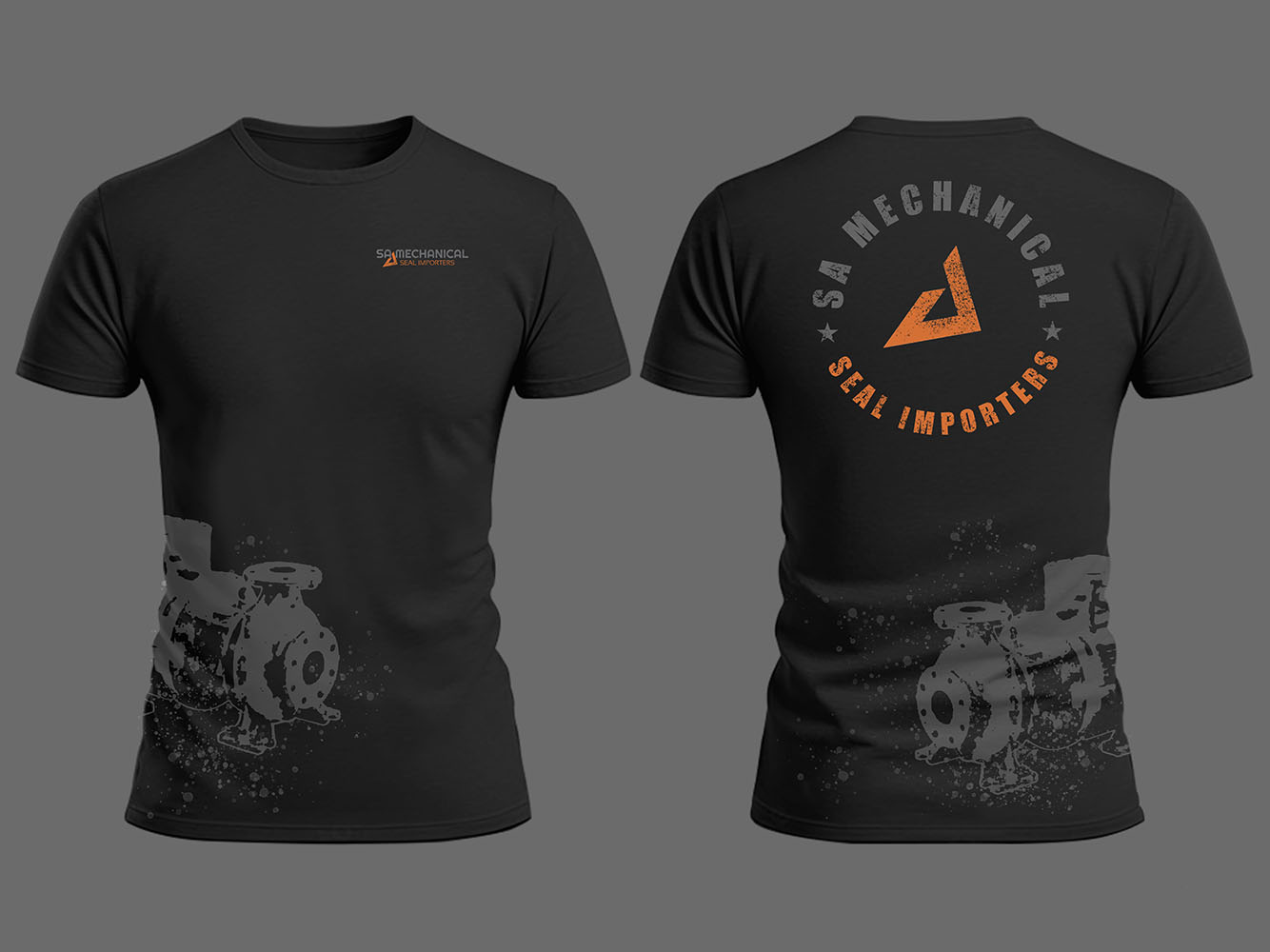 T-shirt Design by Johncina for sa mechanical seal importer pe | Design #35048894