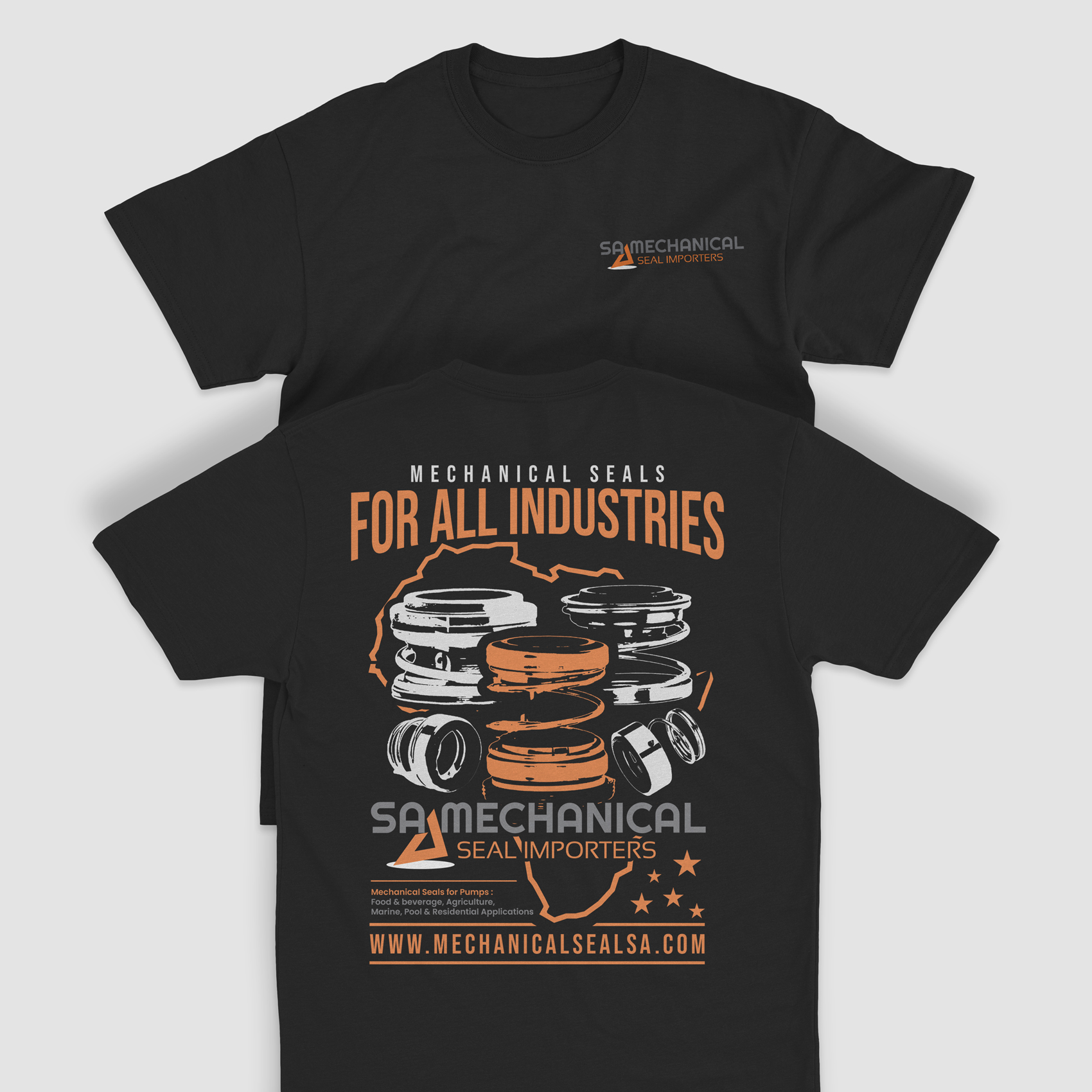 T-shirt Design by Pixeo Design for sa mechanical seal importer pe | Design #35047452