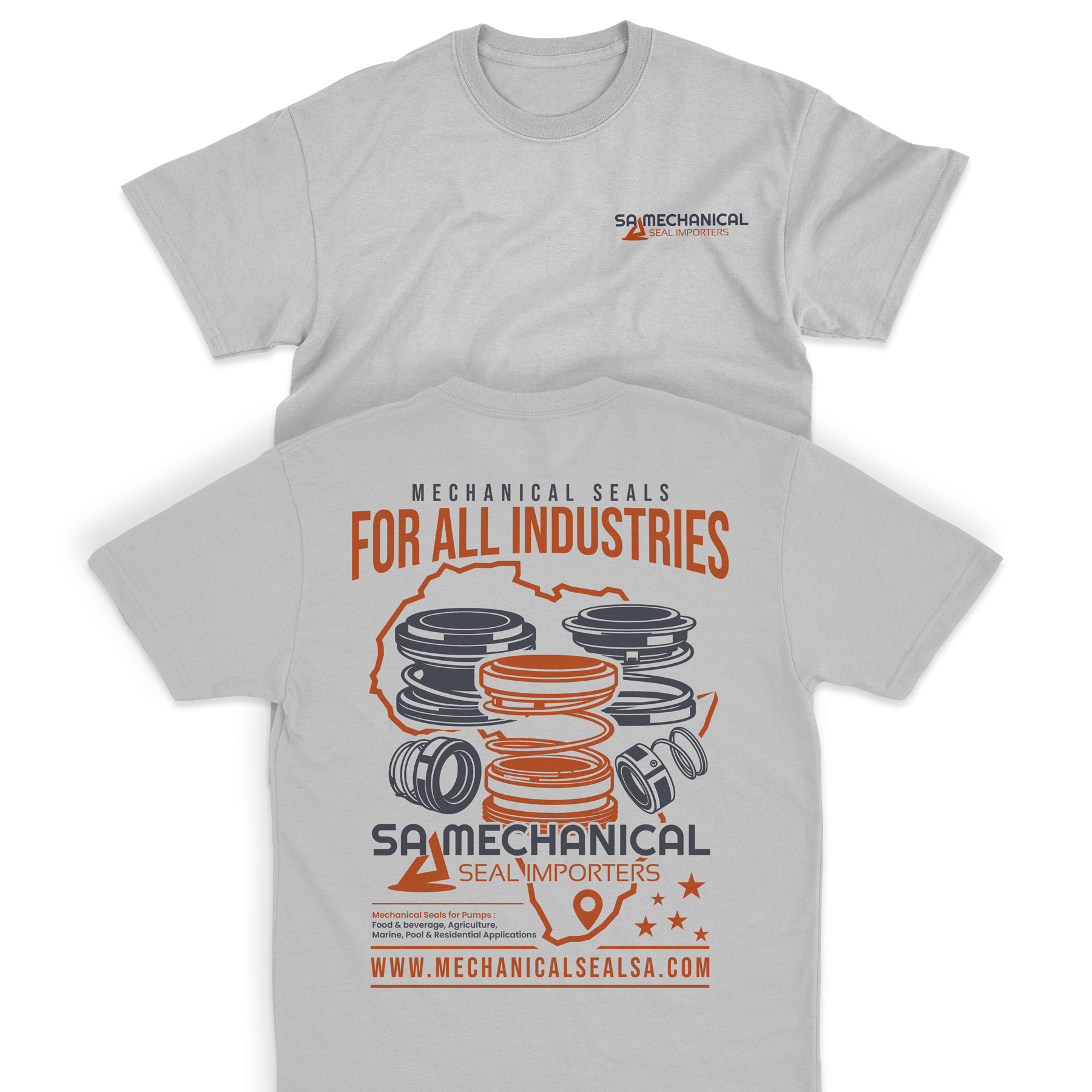 T-shirt Design by Pixeo Design for sa mechanical seal importer pe | Design: #35058041