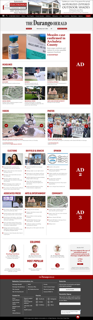 Web Design by MarkoE for Graffx Design | Design #35084974