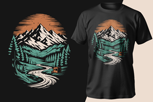 T-shirt Design by Ismail Hossain
