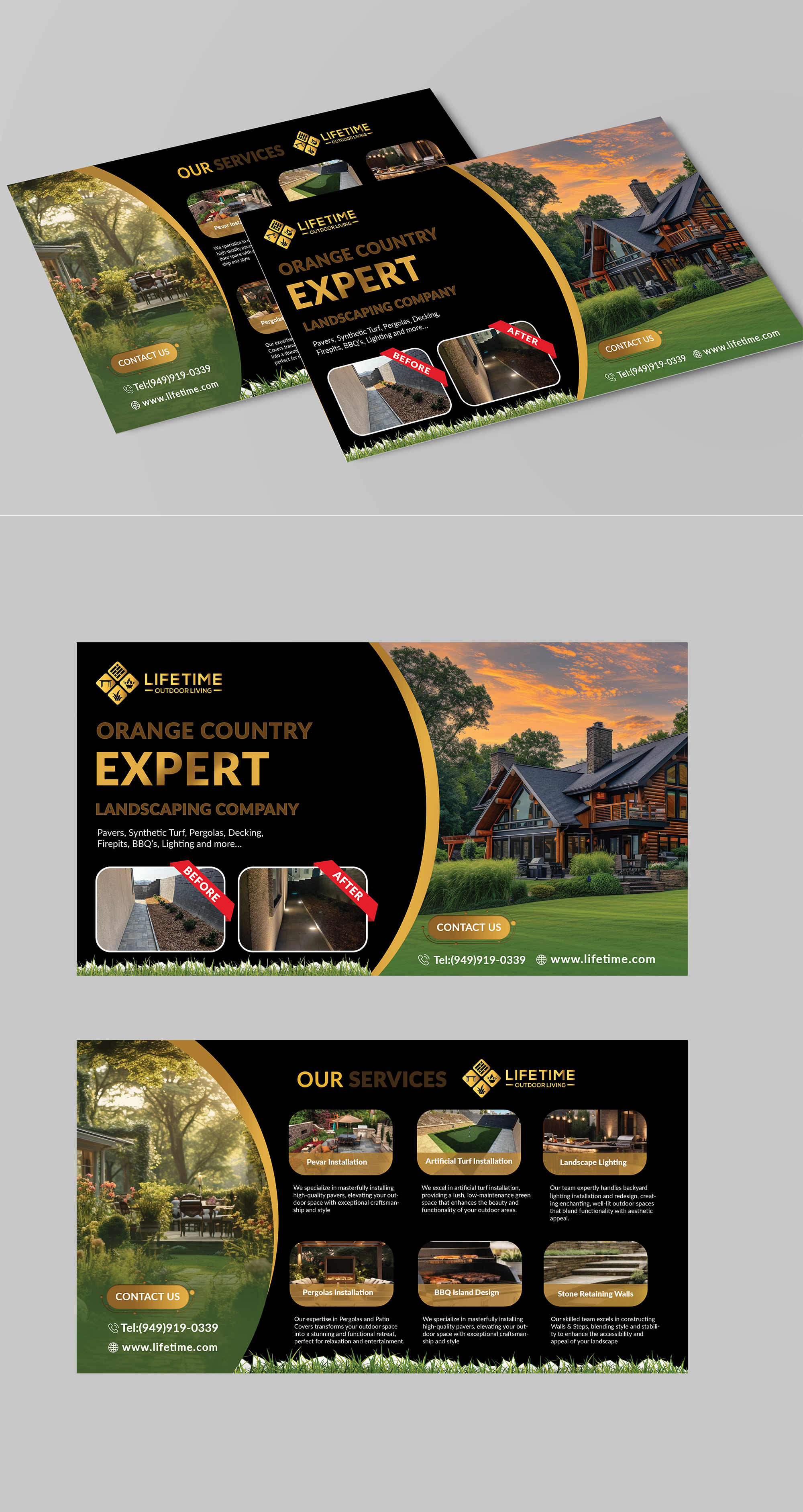 Flyer Design by Design Motion for Lifetime Outdoor Living | Design #35077062