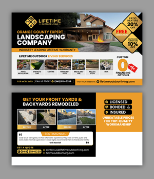 Flyer Design by debdesign for Lifetime Outdoor Living | Design: #35053163