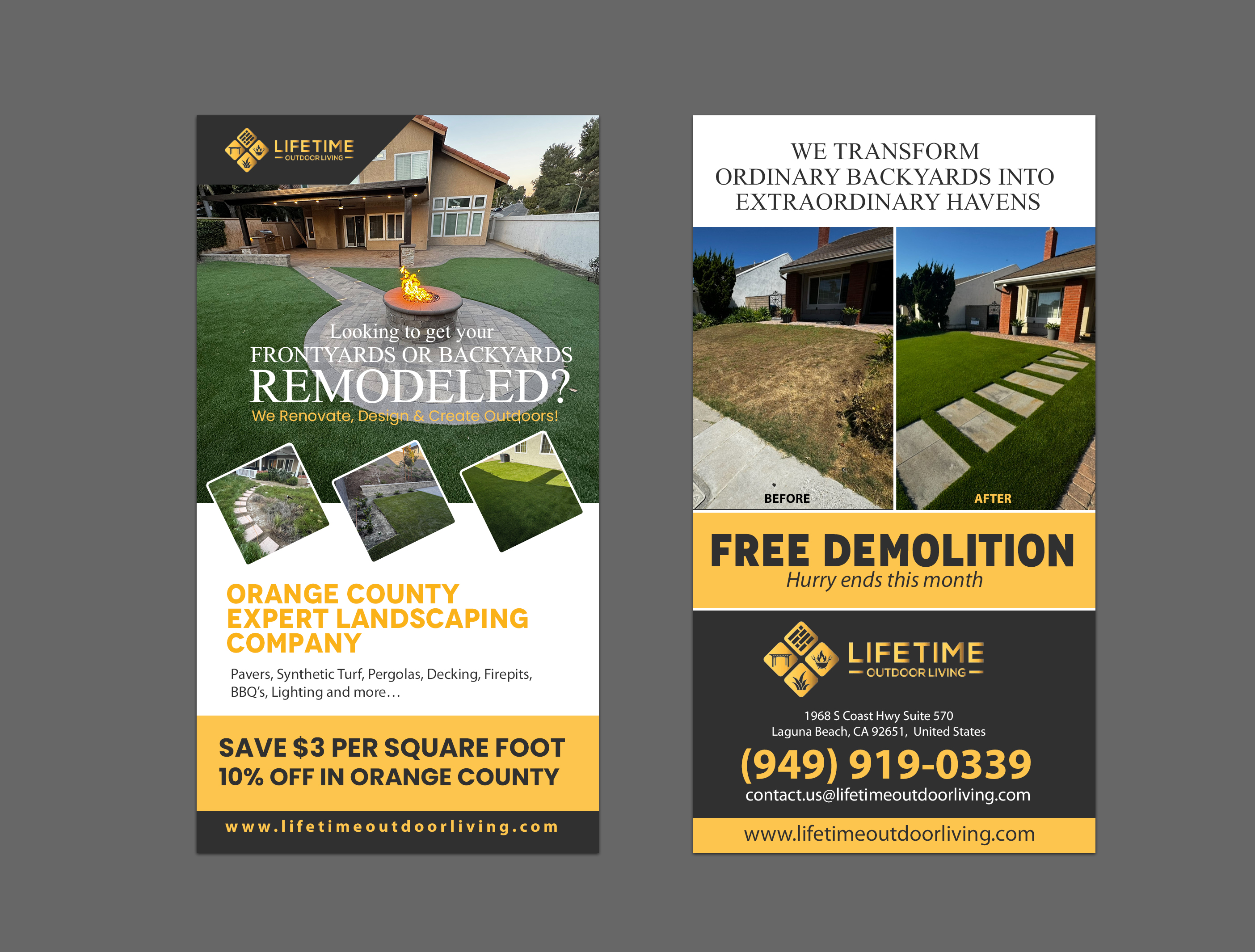 Flyer Design by chandrayaan.creative for Lifetime Outdoor Living | Design #35053407