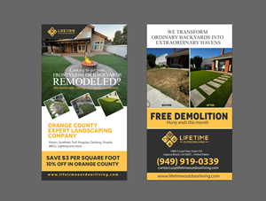 Flyer Design by chandrayaan.creative for Lifetime Outdoor Living | Design: #35053407